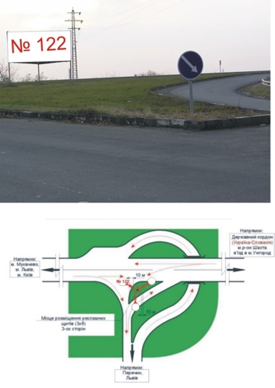 Фото рекламной плоскости по адресу трасса Киев-Чоп, р-н Перечин