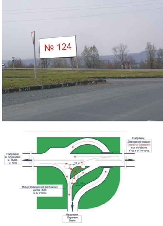 Фото рекламной плоскости по адресу трасса Киев-Чоп, р-н Перечин Фото рекламной плоскости по адресу трасса Киев-Чоп, р-н Перечин