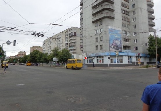 Фото рекламной плоскости по адресу Победы пр., 104 - Гончая ул.