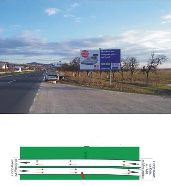 Фото рекламної площини за адресою автодорога Киев-Чоп, р-н Барвинок