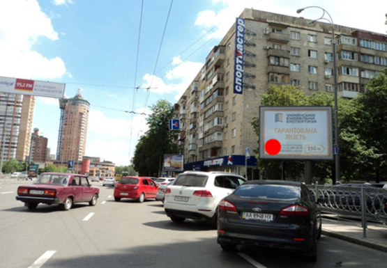 Фото рекламної площини за адресою Леси Украинки б-р, 26 Фото рекламної площини за адресою Леси Украинки б-р, 26