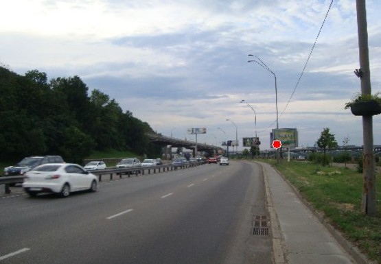 Фото рекламної площини за адресою Набережное шоссе