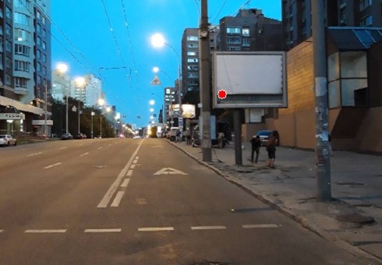 Фото рекламної площини за адресою Антоновича ул., 150