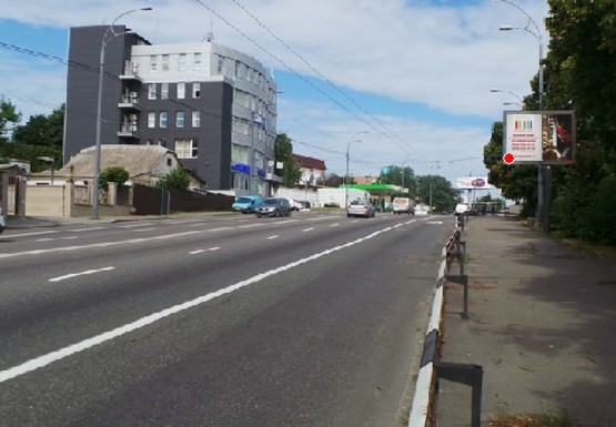 Фото рекламної площини за адресою Лобановского пр. (Краснозвездный пр.), 86 (напротив)