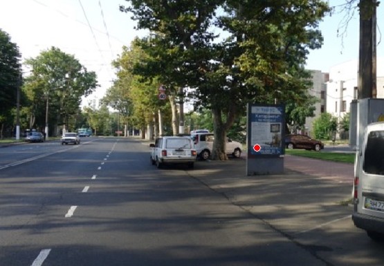 Фото рекламной плоскости по адресу Шевченко пр.,4-А, БЦ "Шевченковский" напротив Фото рекламной плоскости по адресу Шевченко пр.,4-А, БЦ "Шевченковский" напротив