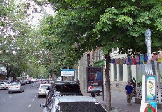 Фото рекламной плоскости по адресу Екатерининская ул., 23 Фото рекламной плоскости по адресу Екатерининская ул., 23