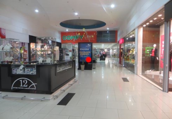 Фото рекламной плоскости по адресу ТЦ "Ривьера" холл №6 А1 Фото рекламной плоскости по адресу ТЦ "Ривьера" холл №6 А1