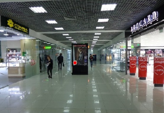 Фото рекламной плоскости по адресу ТЦ Fontan Sky холл №6А1