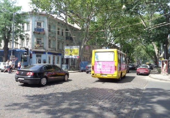 Фото рекламної площини за адресою Пушкинская ул., 58 - Б. Арнаутская ул.