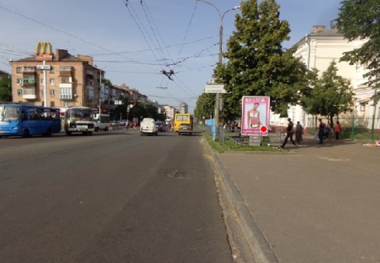 Фото рекламной плоскости по адресу Победы пр.,75, Правекс банк, напротив рынка Фото рекламной плоскости по адресу Победы пр.,75, Правекс банк, напротив рынка