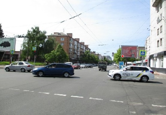 Фото рекламной плоскости по адресу Победы пр., 104 - Гончая ул. Фото рекламной плоскости по адресу Победы пр., 104 - Гончая ул.
