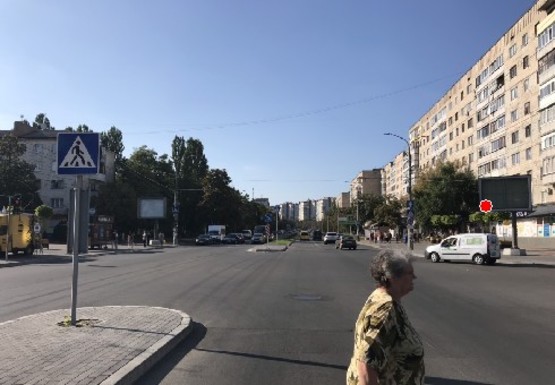 Фото рекламной плоскости по адресу Рокоссовского ул., 10 - Защитников Украины ул., 1 Фото рекламной плоскости по адресу Рокоссовского ул., 10 - Защитников Украины ул., 1