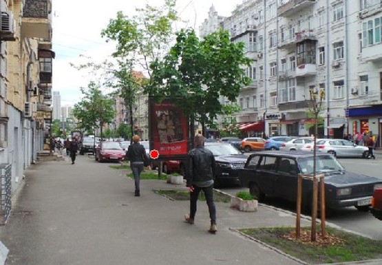 Фото рекламної площини за адресою Саксаганского ул., 28