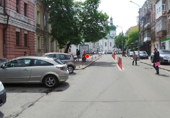 Фото рекламной плоскости по адресу Хорива ул., 8 Фото рекламной плоскости по адресу Хорива ул., 8