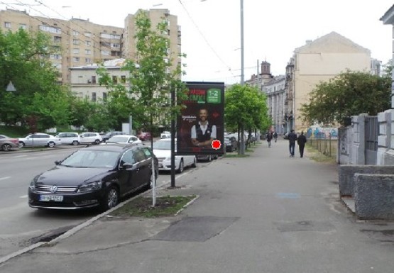 Фото рекламной плоскости по адресу Саксаганского ул., 75