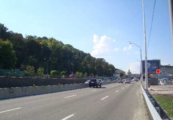 Фото рекламної площини за адресою Набережное шоссе Фото рекламної площини за адресою Набережное шоссе