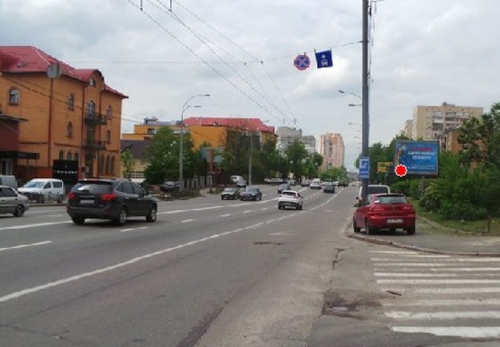 Фото рекламної площини за адресою В. Лобановского пр., 51