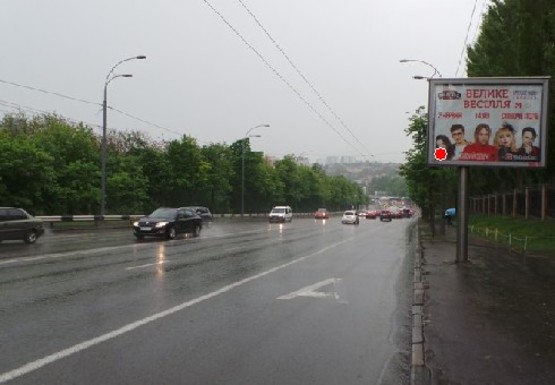 Фото рекламної площини за адресою Лобановского В. пр., 108 (Краснозвездный пр.)