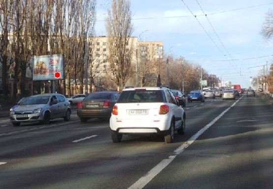 Фото рекламної площини за адресою Лобановского В. пр., 108 (Краснозвездный пр.)
