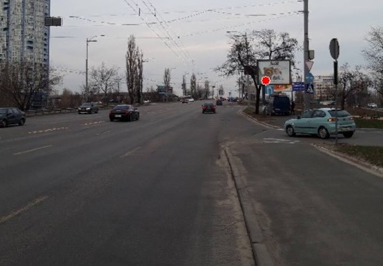 Фото рекламной плоскости по адресу Соборности пр., 21 (Воссоединения пр.)