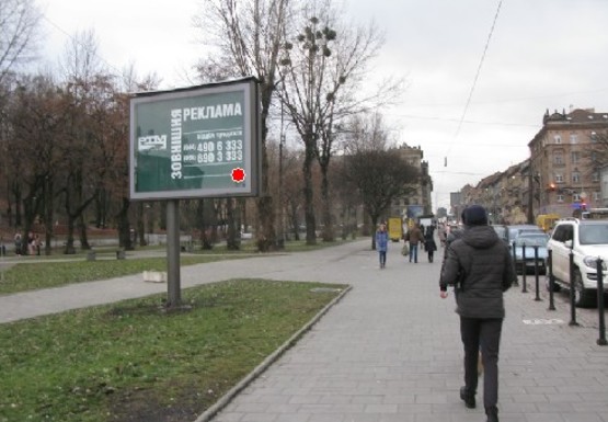 Фото рекламной плоскости по адресу Городоцкая ул., 81/83 Фото рекламной плоскости по адресу Городоцкая ул., 81/83