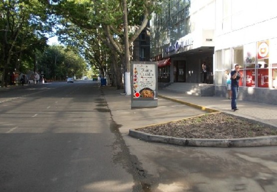 Фото рекламной плоскости по адресу Шевченко пр., 2-А , напротив Политехнический институт