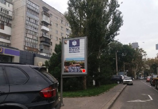 Фото рекламной плоскости по адресу Адмиральский пр., 1 - Фонтанская дорога (схема№45)