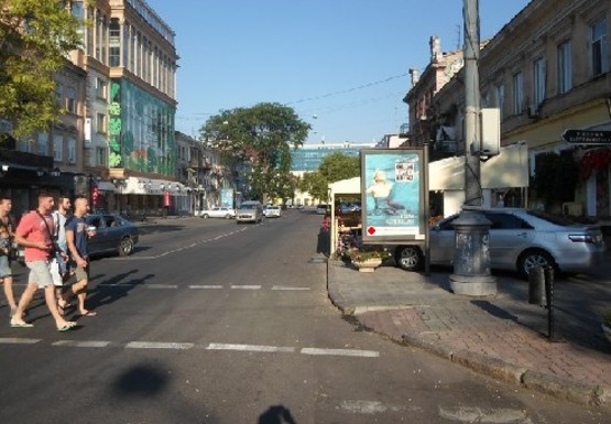 Фото рекламной плоскости по адресу Греческая ул., 34