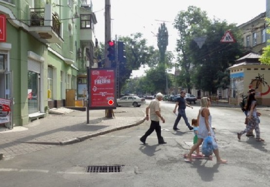 Фото рекламной плоскости по адресу Троицкая ул., 60 - Преображенская ул. Фото рекламной плоскости по адресу Троицкая ул., 60 - Преображенская ул.