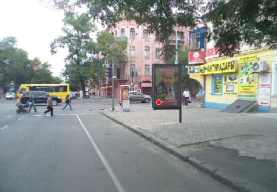 Фото рекламной плоскости по адресу Б. Арнаутская ул., 101 - Преображенская ул. Фото рекламной плоскости по адресу Б. Арнаутская ул., 101 - Преображенская ул.