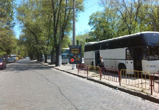 Фото рекламної площини за адресою Итальянский б-р., 8