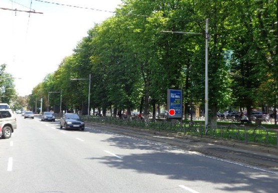 Фото рекламной плоскости по адресу Пирогова ул. [№11] (сквер)