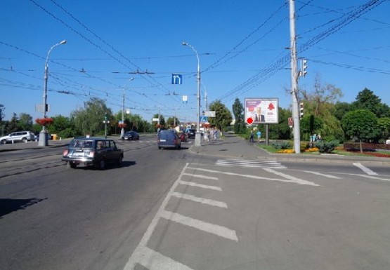 Фото рекламної площини за адресою Коцюбинского пр. - Киевская ул.