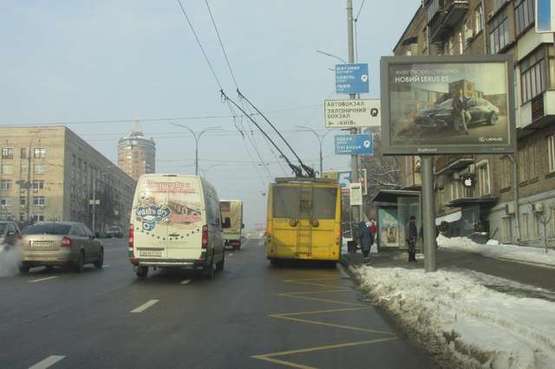 Фото рекламной плоскости по адресу Лесі Українки бульв., , 29