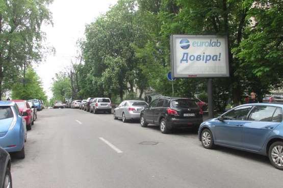 Фото рекламной плоскости по адресу Предславинська вул., 32