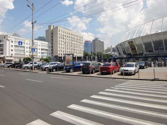 Фото рекламної площини за адресою Шота Руставелі вул., напроти вул.Жилянська ,4