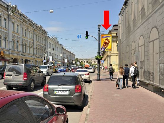 Фото рекламної площини за адресою Сагайдачного ул., 20/ 22, в сторону Контрактовая пл. Фото рекламної площини за адресою Сагайдачного ул., 20/ 22, в сторону Контрактовая пл.