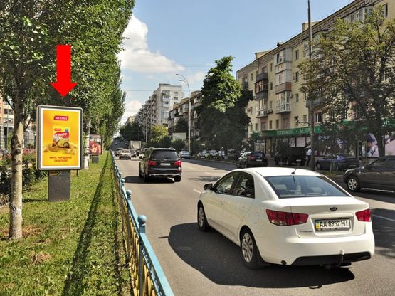 Фото рекламної площини за адресою Украинки бул., 16, (бульвар) Фото рекламної площини за адресою Украинки бул., 16, (бульвар)