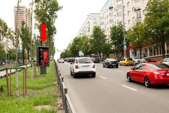 Фото рекламної площини за адресою Украинки бул., 8, (бульвар)