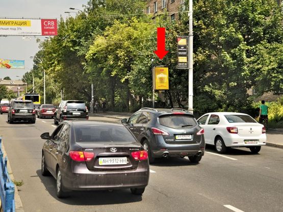 Фото рекламной плоскости по адресу Алмазова ул. (бывш. Кутузова ул.), 1