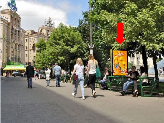 Фото рекламної площини за адресою Независимости пл., возле "Главпочтампт", в сторону Софиевская ул., №2