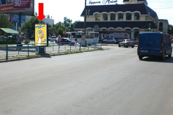 Фото рекламной плоскости по адресу Свободы ул., возле ПТУ