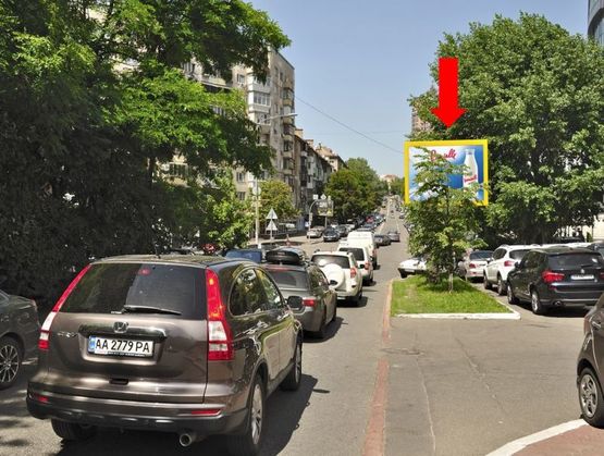 Фото рекламной плоскости по адресу Кловский спуск, 9/2 / ул. Мечникова, в сторону ул. Институтской Фото рекламной плоскости по адресу Кловский спуск, 9/2 / ул. Мечникова, в сторону ул. Институтской