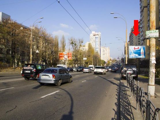 Фото рекламной плоскости по адресу Черновола ул., 33 / ул. Андрющенко, в сторону ул. Сечевых Стрельцов (бывш. Артема ул.) Фото рекламной плоскости по адресу Черновола ул., 33 / ул. Андрющенко, в сторону ул. Сечевых Стрельцов (бывш. Артема ул.)
