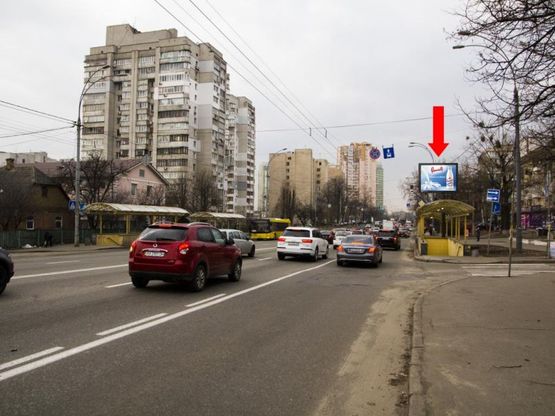 Фото рекламной плоскости по адресу Лобановского пр. (бывш. Краснозвездный пр.), 37 - ул. Алексеевская, в сторону Севастопольской пл.