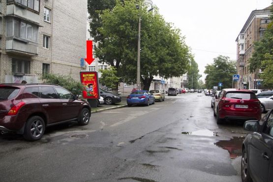 Фото рекламной плоскости по адресу Туровская ул. - ул. Почайнинская, в сторону центра