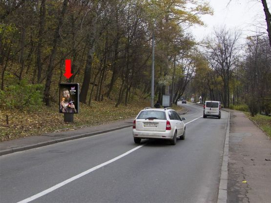 Фото рекламной плоскости по адресу Парковая дорога ул., в районе "Зеленого театра", в сторону ул. Грушевского, Европейской пл. Фото рекламной плоскости по адресу Парковая дорога ул., в районе "Зеленого театра", в сторону ул. Грушевского, Европейской пл.