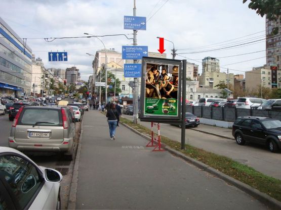 Фото рекламної площини за адресою Петлюры ул. (бывш. ул. Коминтерна) напротив 30, в сторону ул. Саксаганского Фото рекламної площини за адресою Петлюры ул. (бывш. ул. Коминтерна) напротив 30, в сторону ул. Саксаганского