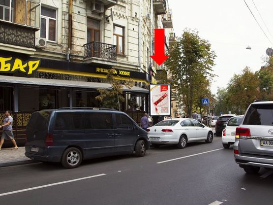 Фото рекламної площини за адресою Ярославов Вал ул., 8, в сторону ст. м. «Золотые ворота»