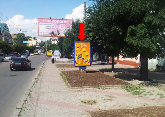 Фото рекламной плоскости по адресу Героев Майдана ул. (бывш. Красноармейская ул.), 37 / Садовая ул., в центр